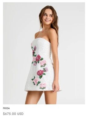 Helsi | Dresses | Helsi Margot Strapless Floral Sequin Maxi Dress Nwt Xl |  Poshmark